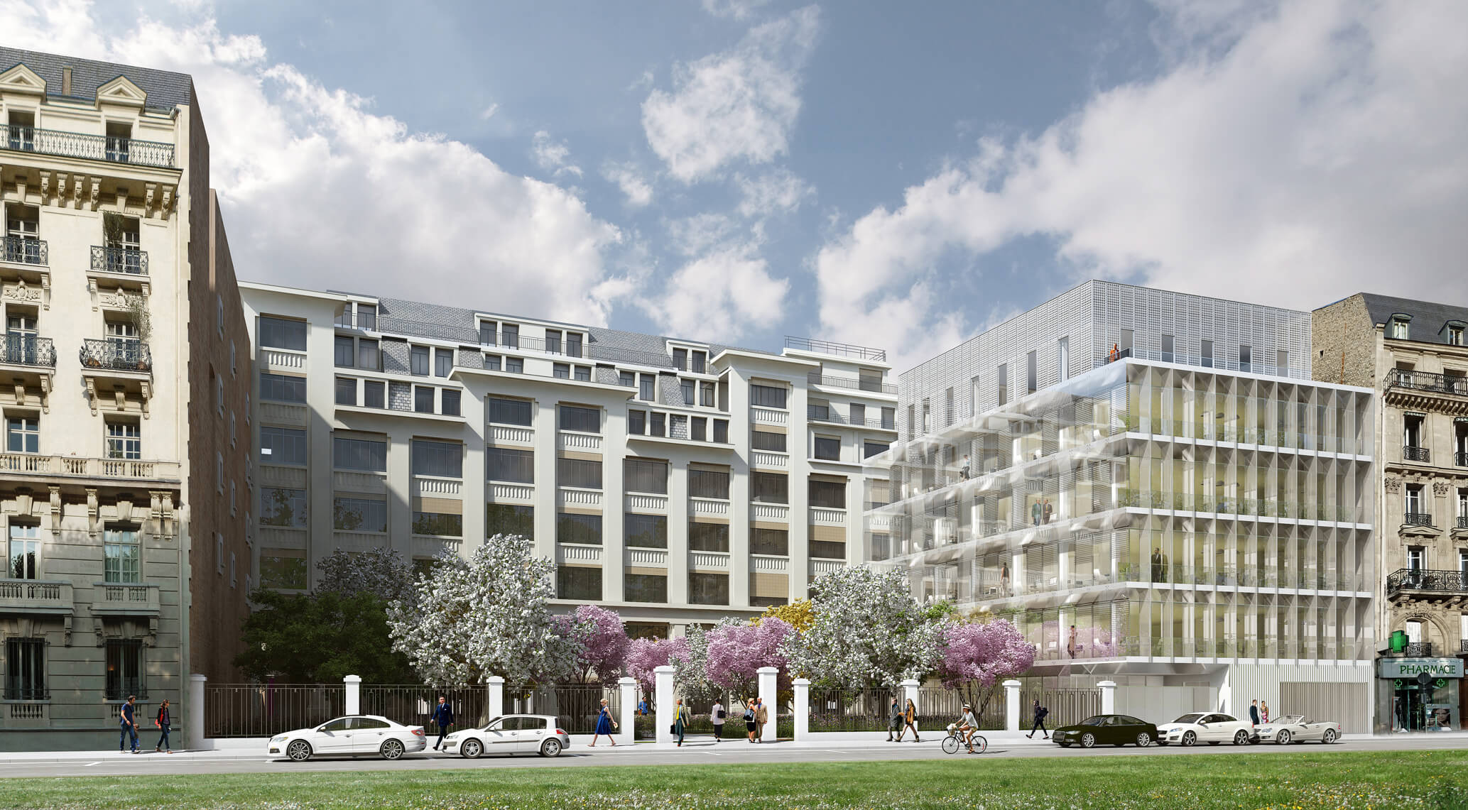 ENSEMBLE DE DEUX IMMEUBLES DE BUREAUX - PARIS (75)